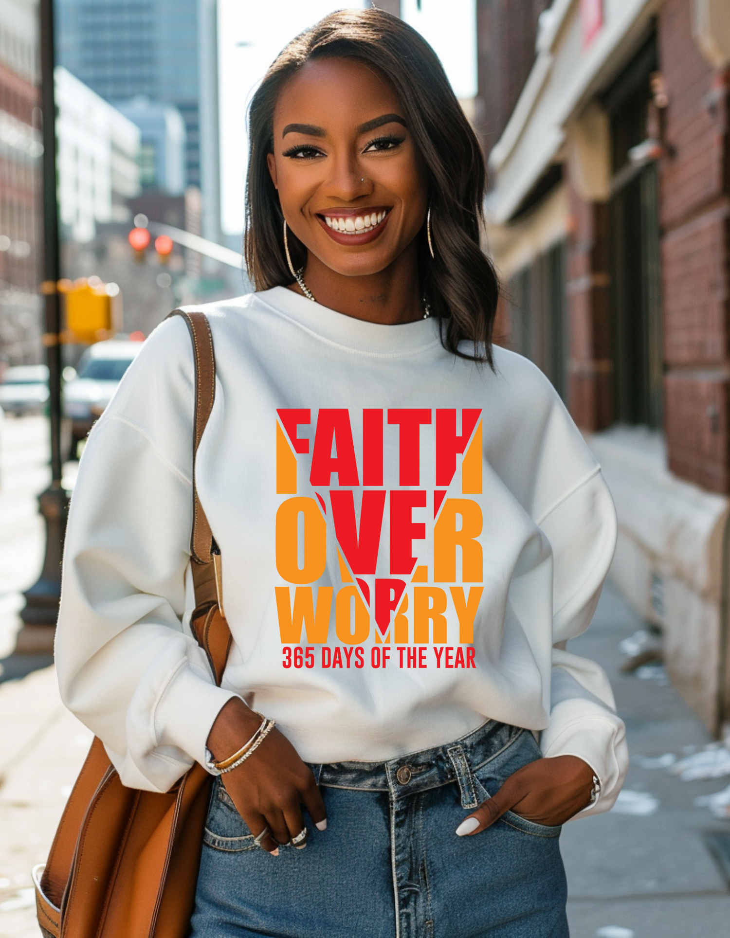 Faith over worry sweatshirt